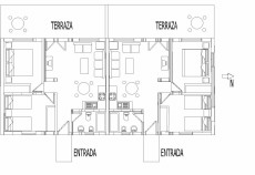 Floor plan: Casa Time Adama A & B