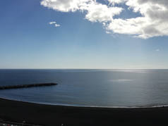 Playa de Bajamar Santa Cruz de la Palma; baden in Santa Cruz, schwimmen La Palma, Strand La Palma