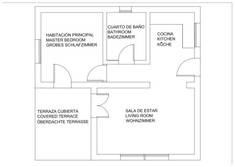 Floor plan: Casa El Molino Viejo