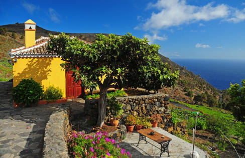 Fuencaliente, La Palma: Casa Jablitos Ferienhaus Kanarische Inseln, La Palma, Teneriffa, El Hierro.