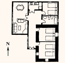 Floor plan: Casa El Tributo