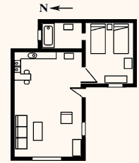 Floor plan: Casita Ariadna