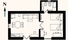 Floor plan: Casa La Verita